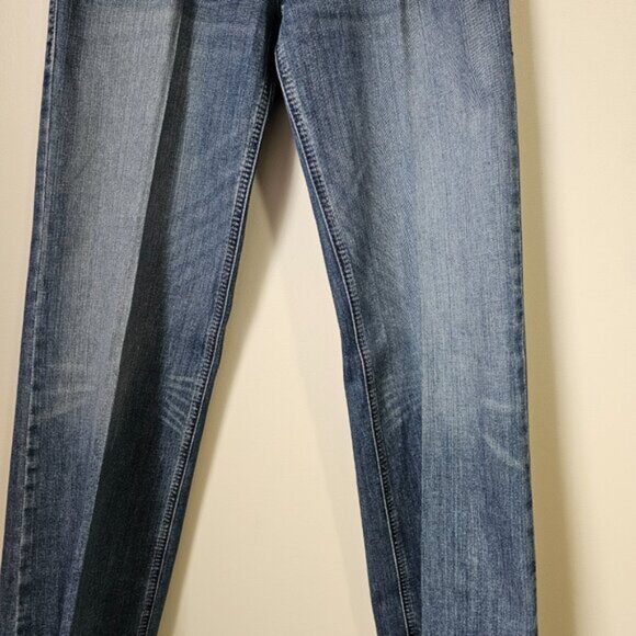 EUC LIKE NEW ARIAT DENIM TROUSER LIGHT WASH SIZE 31 L - Picture 7 of 15